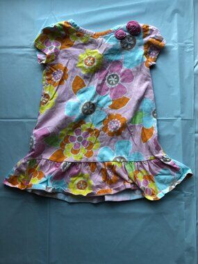 Carter's Child of Mine 24m Dress style top; Pink w/flowers and short sleeves